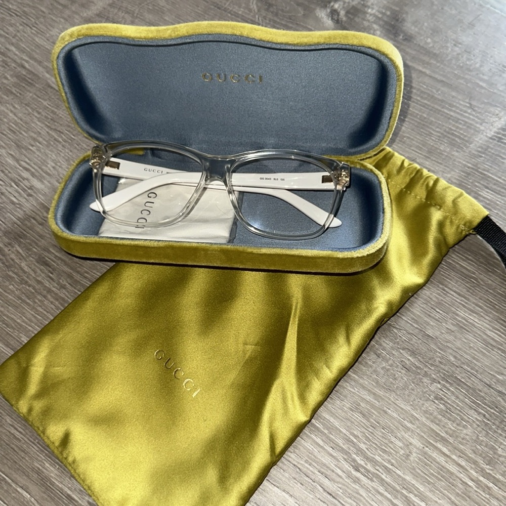 Gucci Eye Frames - CLEAR NO PRESCRIPTION